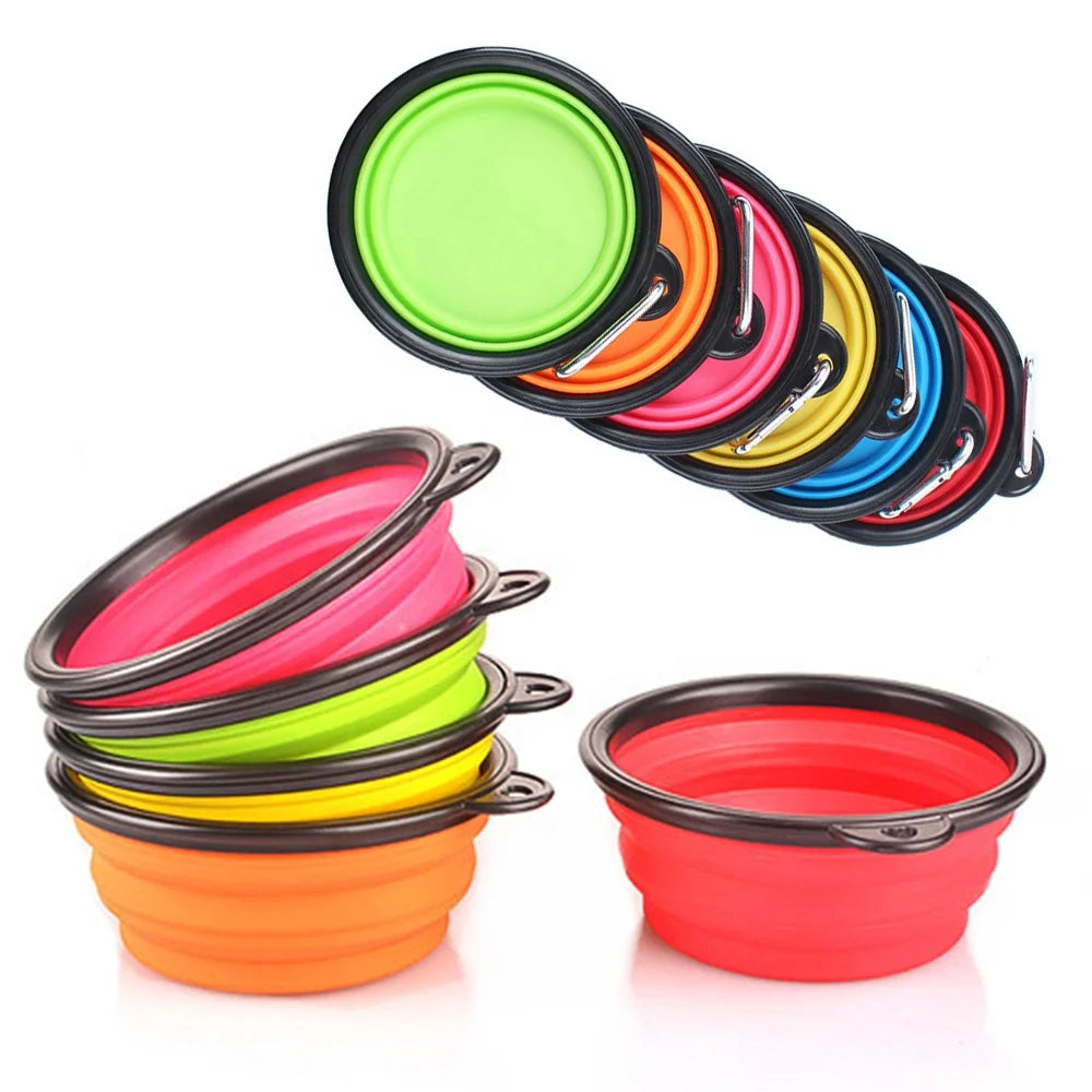 The Barkingham Travel Bowl – Collapsible Silicone