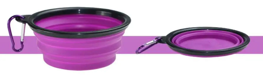 The Barkingham Travel Bowl – Collapsible Silicone