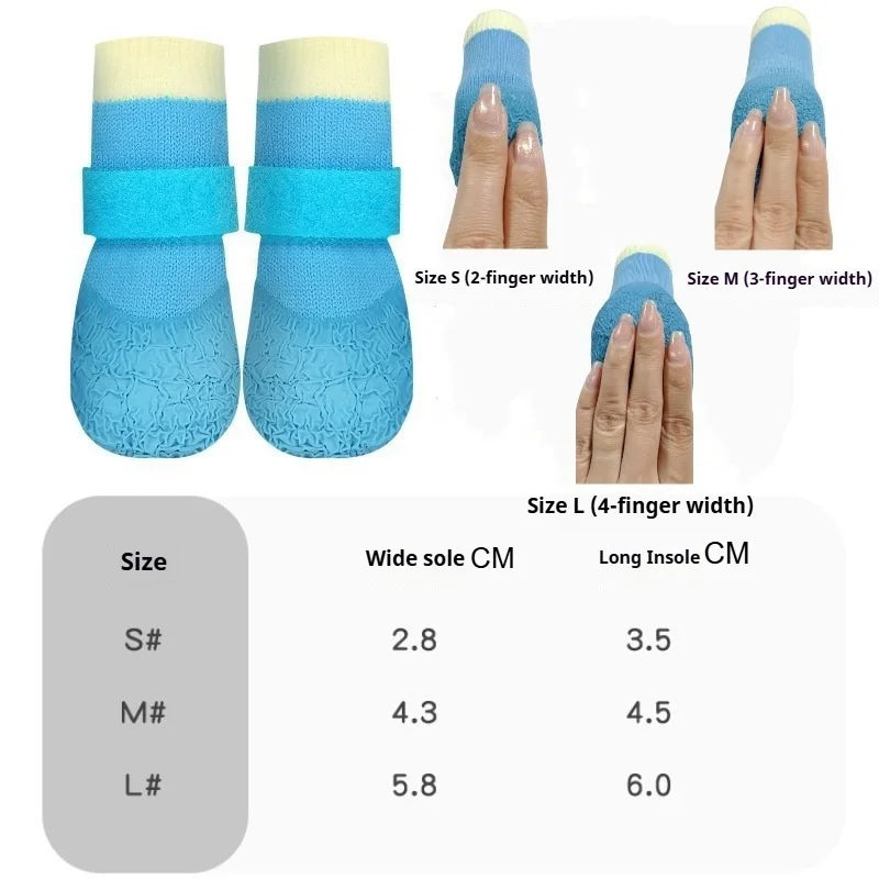 Waterproof Rain Booties for Small Dogs
