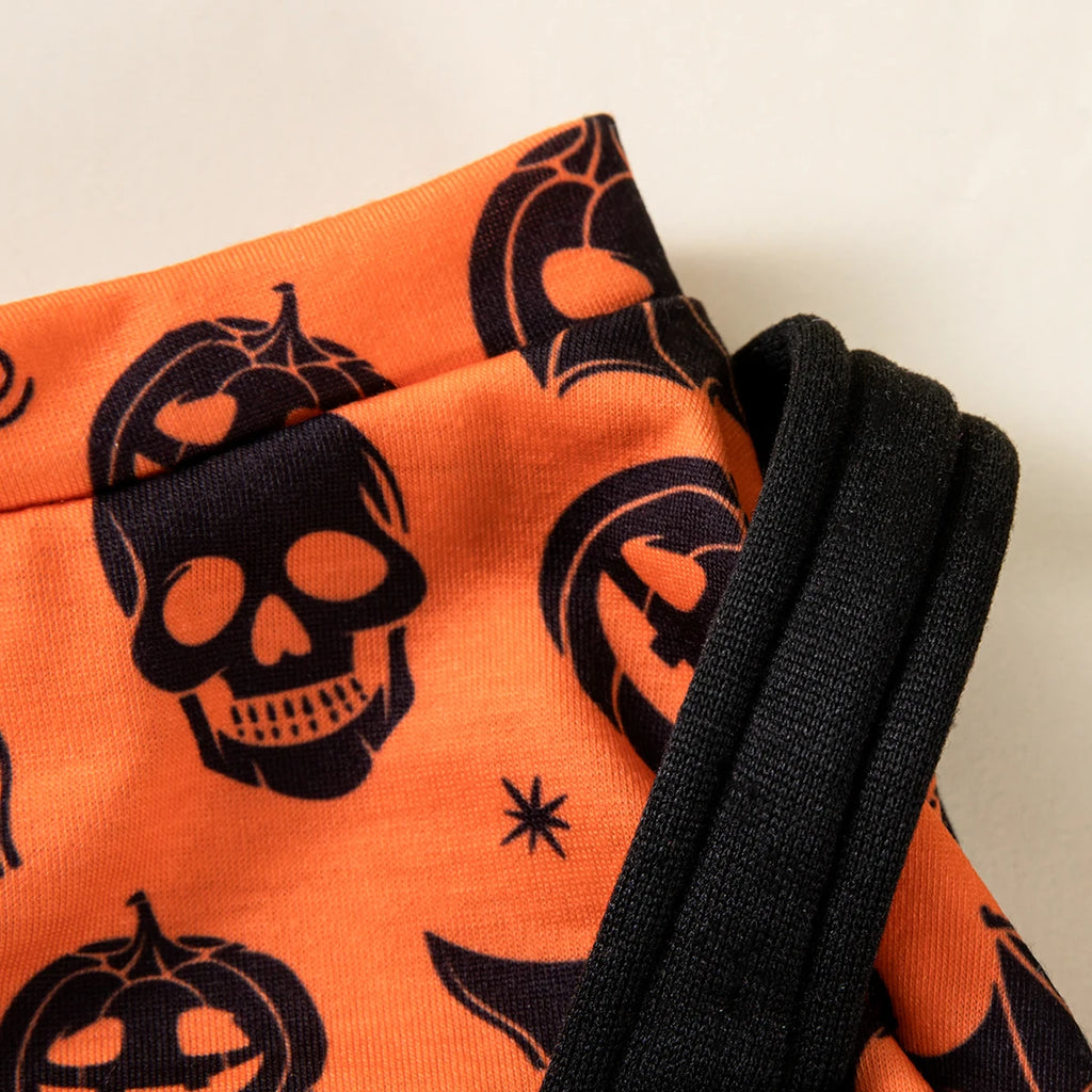 The Spooky Pumpkin Onesie – Halloween Jumpsuit for Small Dogs