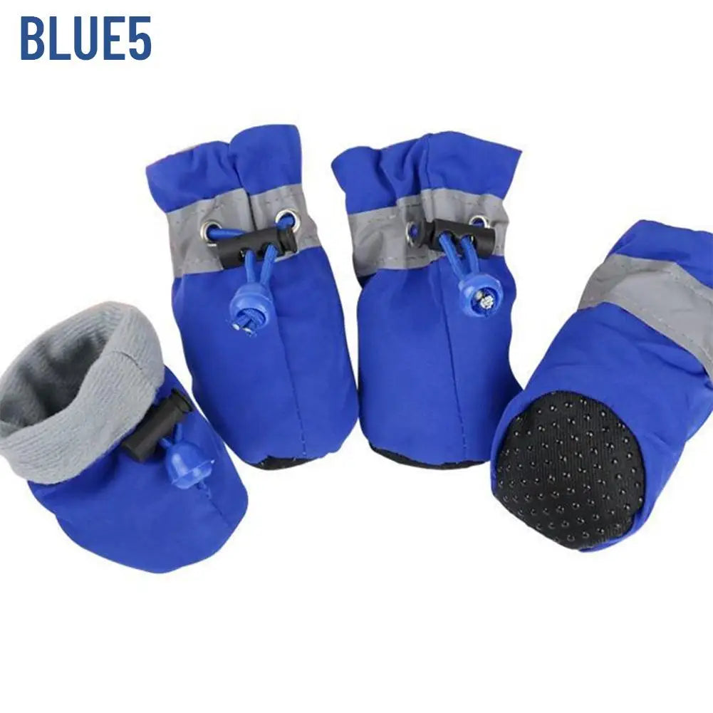 All-Season Mesh Dog Boots with Reflective Straps