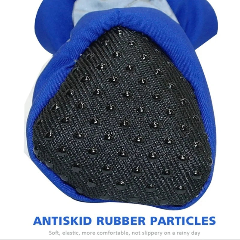 Waterproof Dog Rain Boots, Set of 4