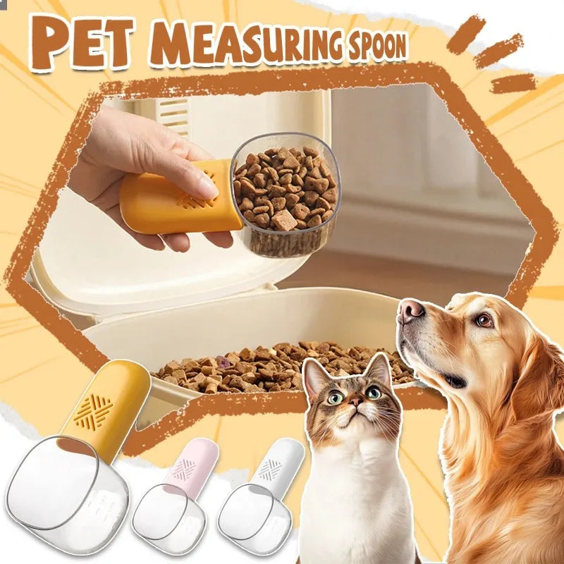 Pet Food Scoop with Measuring Cup