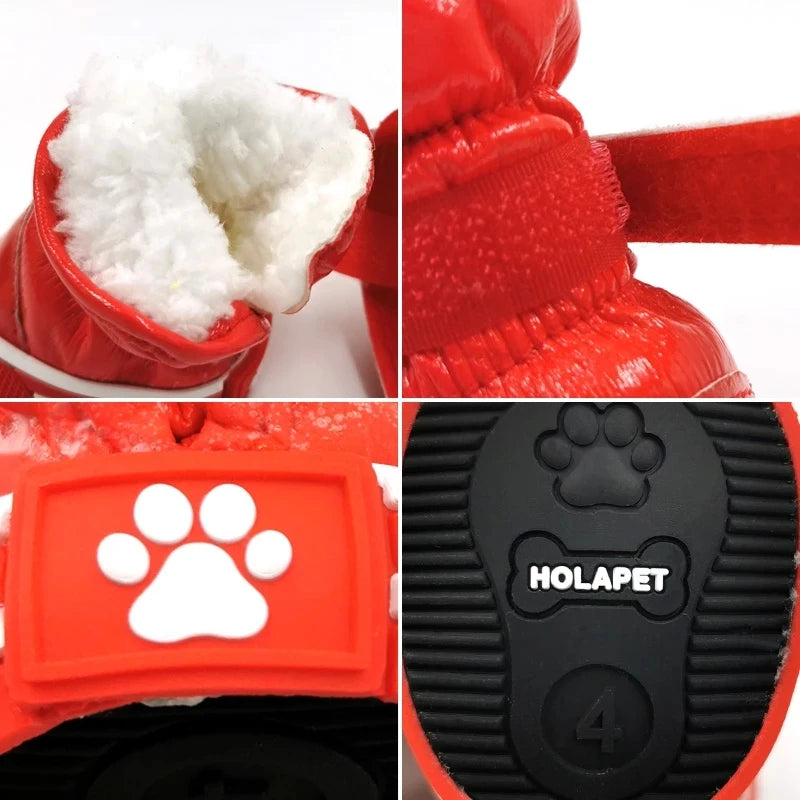 Waterproof Winter Dog Snow Boots