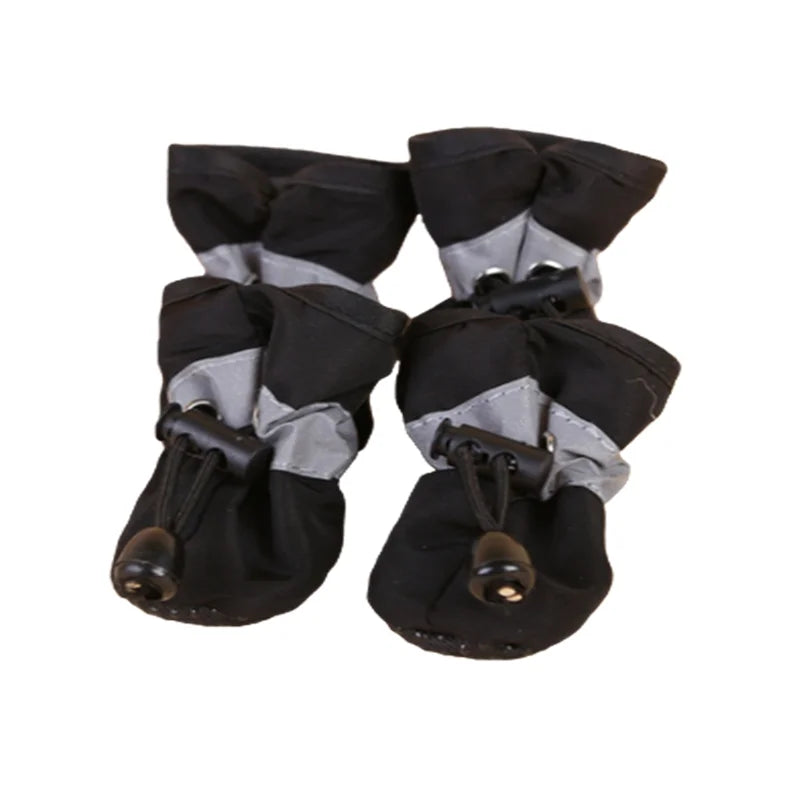 Waterproof Dog Rain Boots, Set of 4