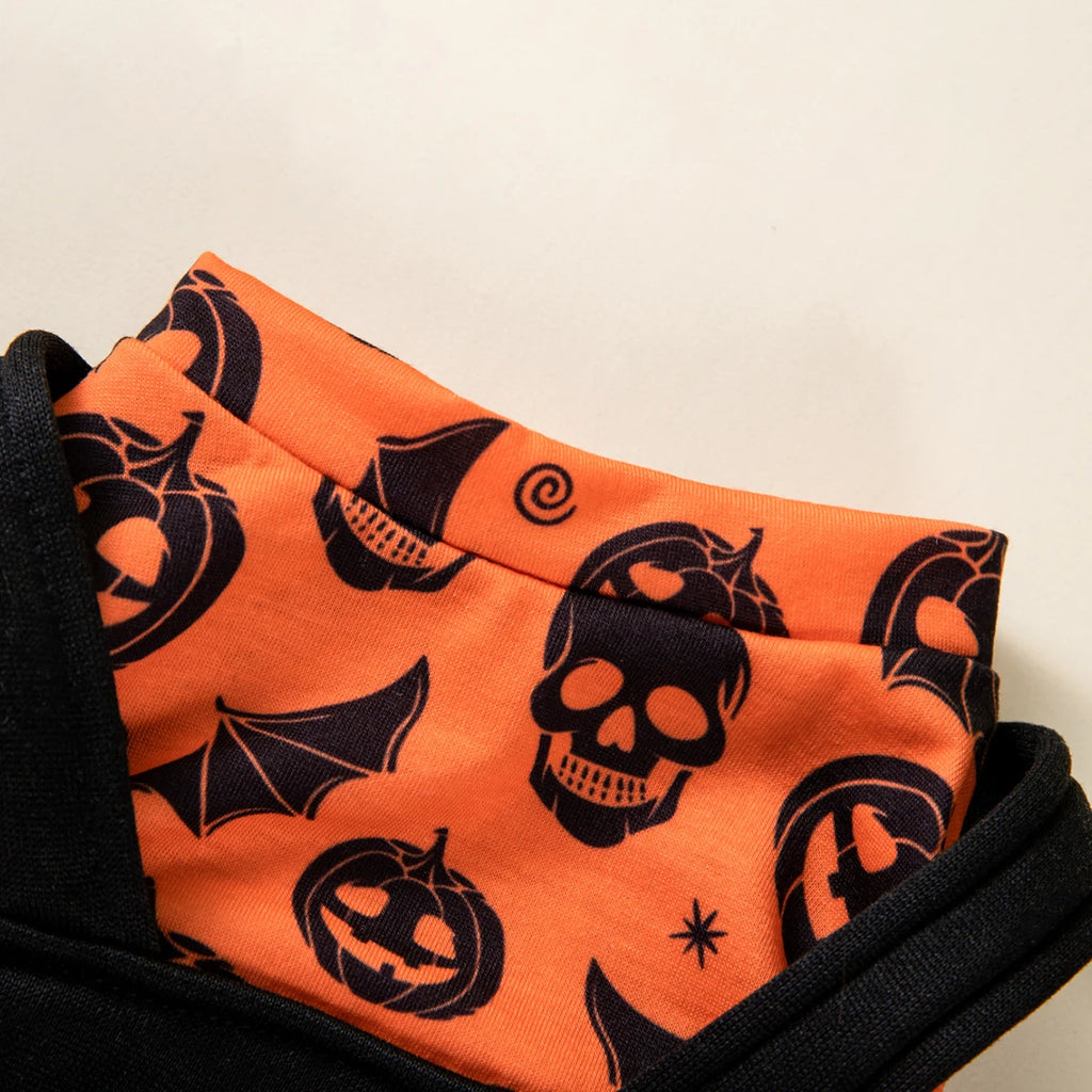 The Spooky Pumpkin Onesie – Halloween Jumpsuit for Small Dogs