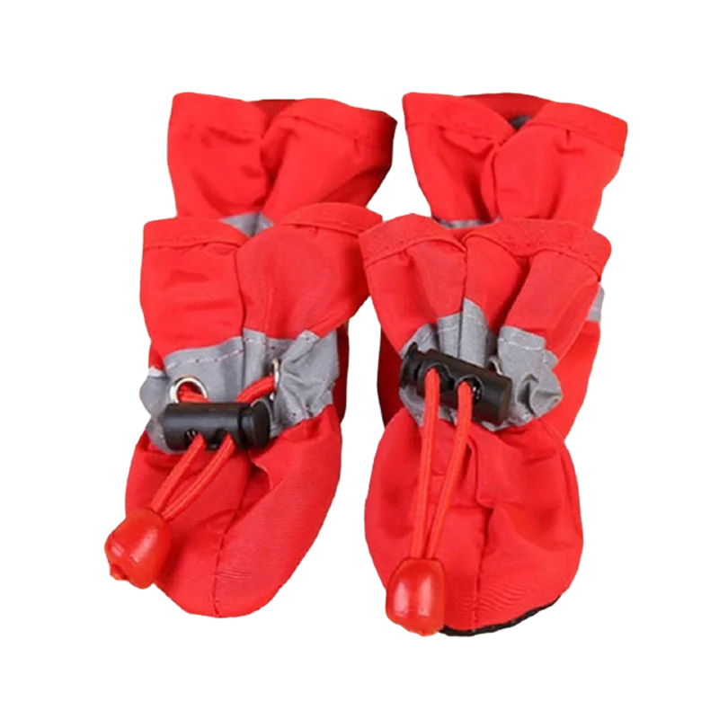 Waterproof Dog Rain Boots, Set of 4