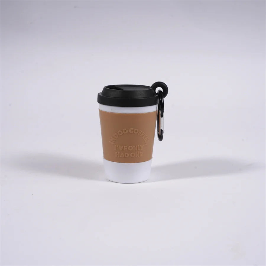 The Coffee Cup Poo Bag Holder – Clip-On Dispenser