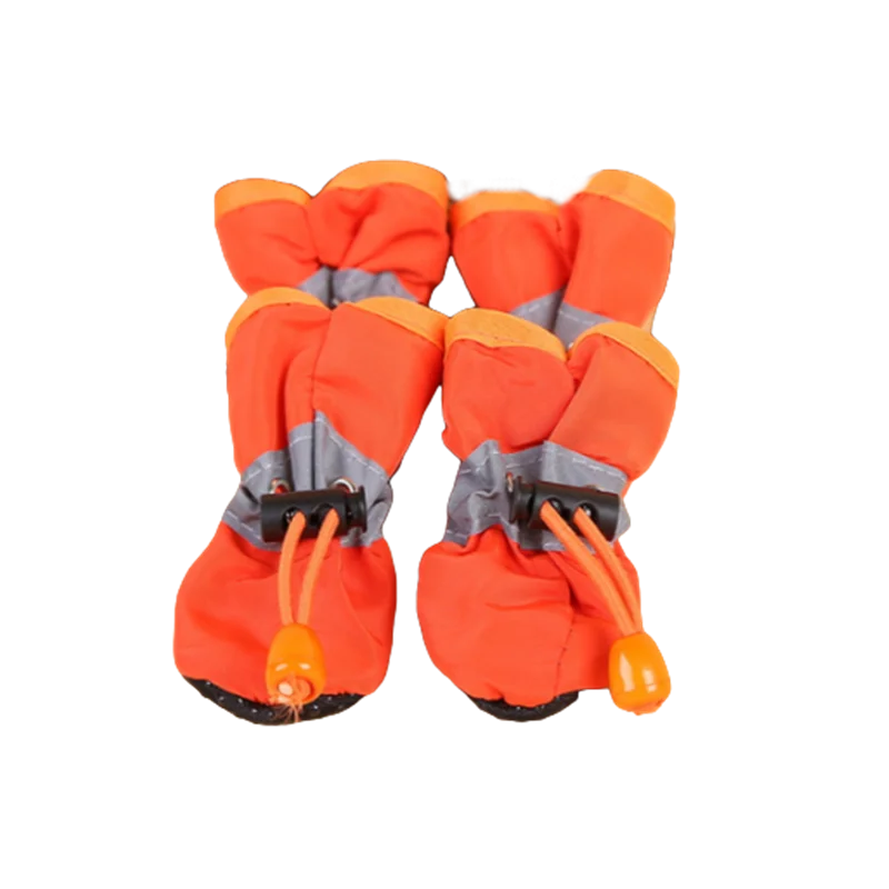 Waterproof Dog Rain Boots, Set of 4