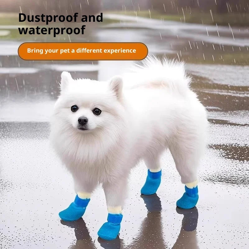 Waterproof Rain Booties for Small Dogs